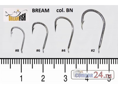 Крючки Dream Fish Bream 605-BN, кор. 500 шт.